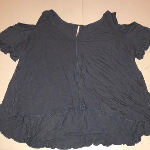 Free People Cold Shoulder T-shirt